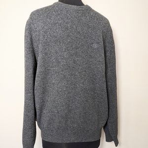 Henry Cotton's merino wool gold crew sweater Italy L